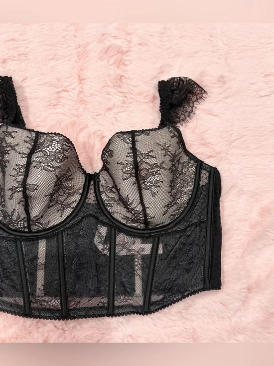 Victoria’s Secret Dream Angels Cap Sleeve Corset Top - Picture 5 of 6